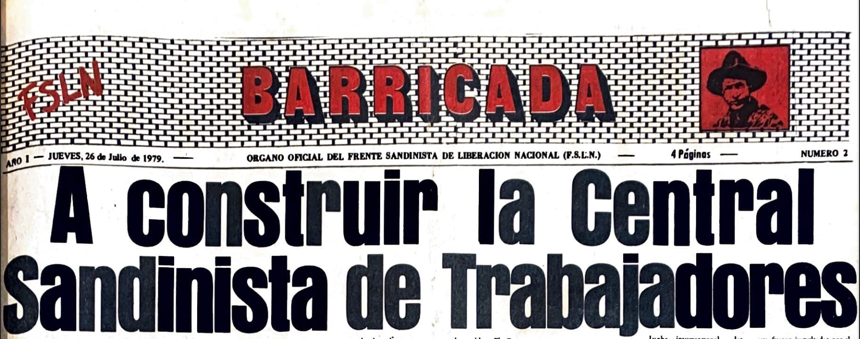 Headline, issue #2. Barricada.